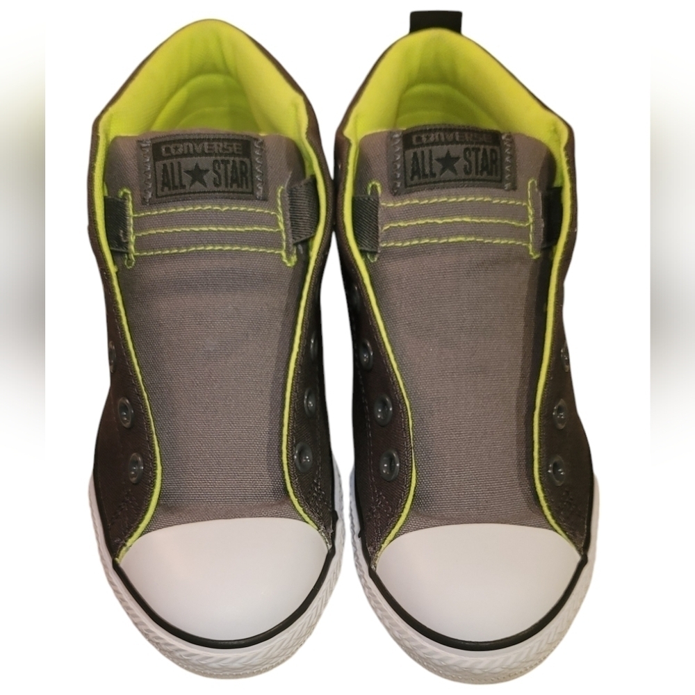 Converse All Star High Top Neon Sneakers Dual Wear Lace-up or no Laces - Picture 2 of 16